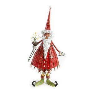 Patience Brewster - Dash Away World Dashing Santa Figure
